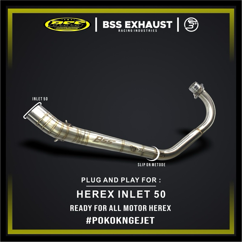 LEHER/HEADER ONLY HEREX BSS EXHAUST