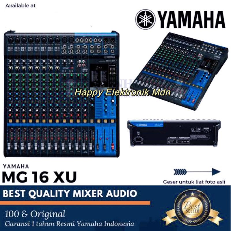 MIXER YAMAHA MG 16 XU YAMAHA MIXER 16 channel YAMAHA MIXER 16 Ch Yamaha Mixer 16 chanel ORIGINAL Yam