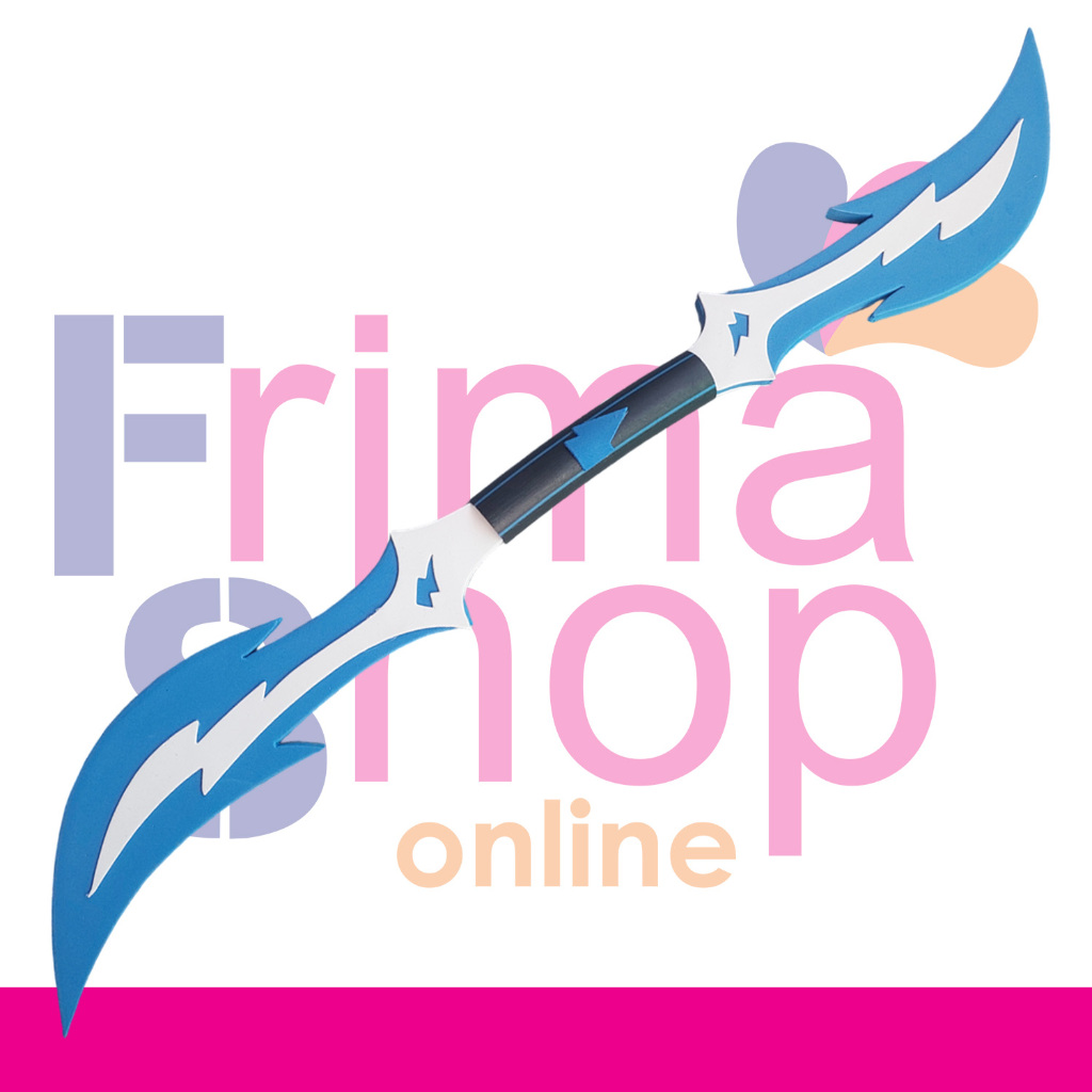 Mainan Pedang Tombak Boboiboy Mecha Halilintar Biru