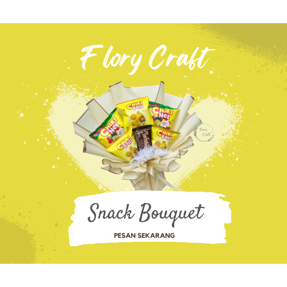 

Buket Snack Tema Kuning