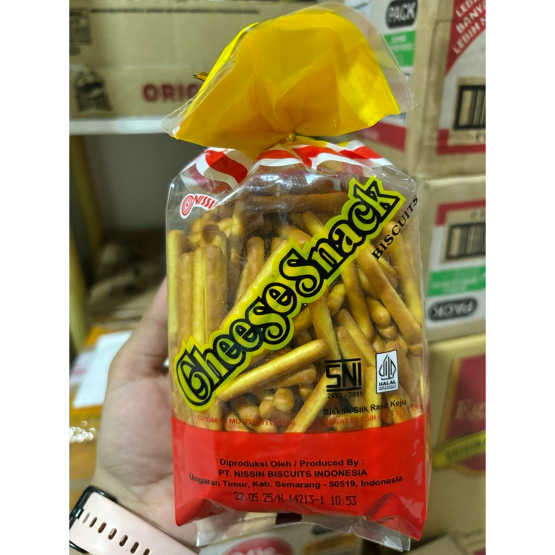 

Nissin Cheese Snack Biskuit Keju 150gram