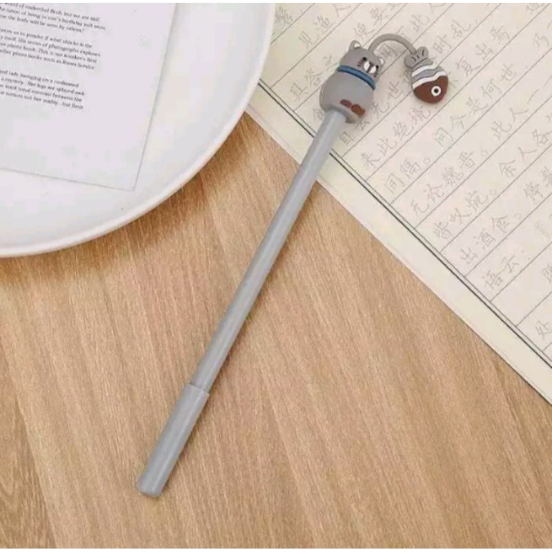 

Pulpen Gel motif karakter animal lucu/ bolpen