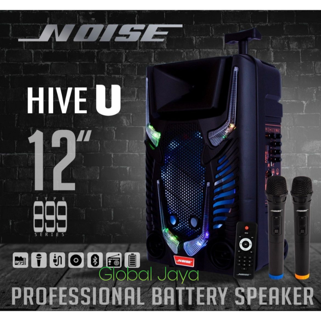 Speaker portable noise 899u 899 u noise 899 hive u 12inch original