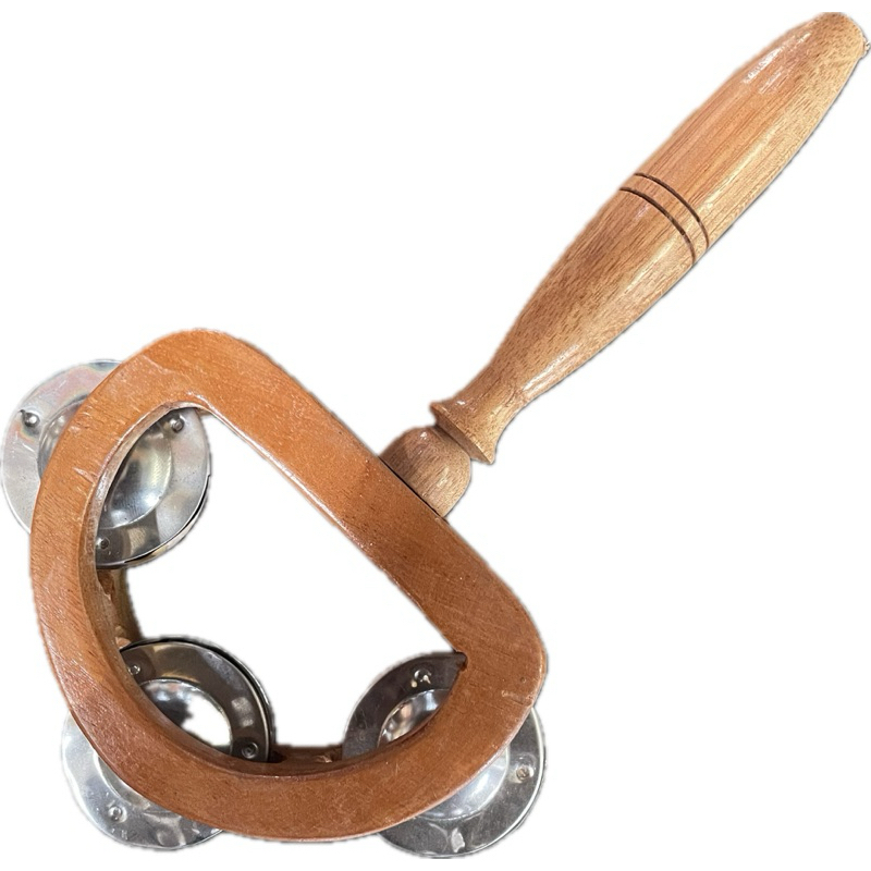 Tamborine Hand Percussion Tambourine With 3 Pairs Mini Cymbal Tamborin