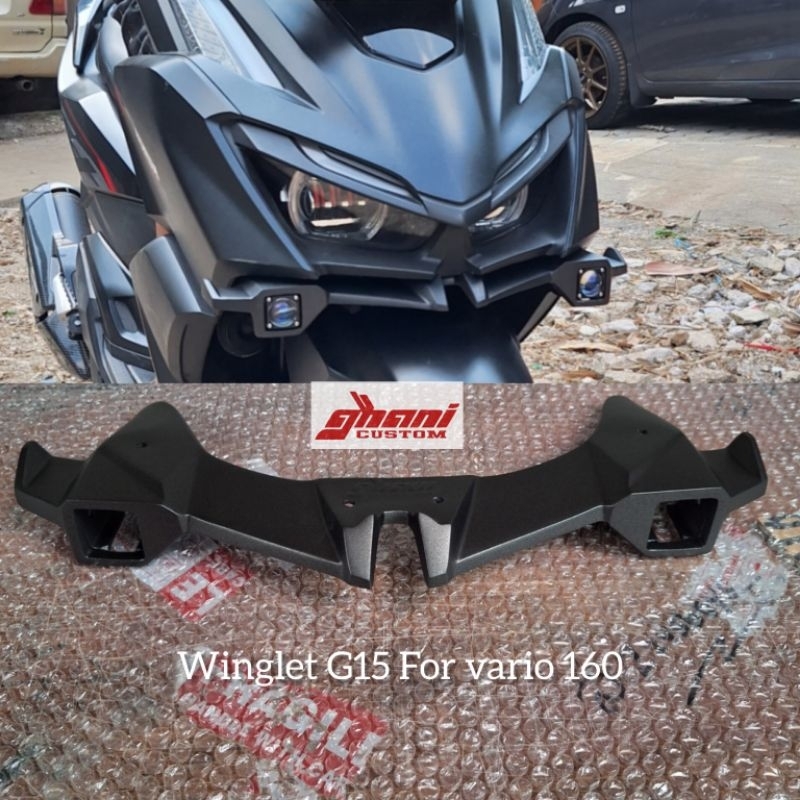 New winglet Galaxy15 for Vario 160 clik 160 by ghanicustom (winglet only tampa led)