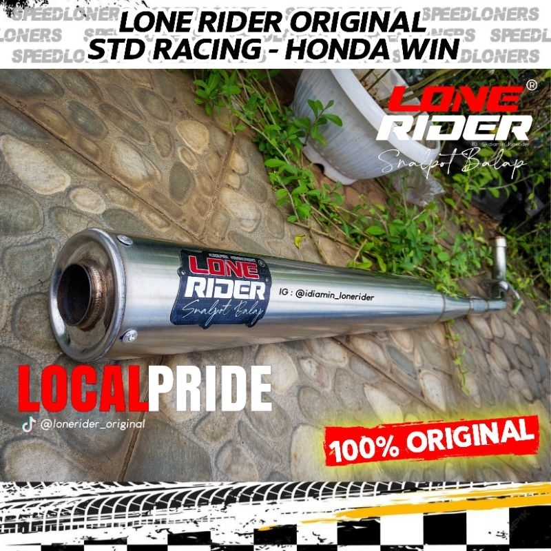 LONE RIDER ORIGINAL - Knalpot Lone Rider HONDA WIN - STD Racing SS