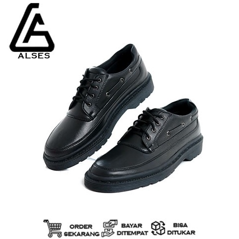 N45 ALSES MNC  Sepatu Pria Dokmart Formal Hitam Kerja Kantor Kondangan Sepatu Casual Formal Pantofel