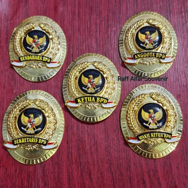 PIN BPD MODEL PIN OVAL MAGNET - LENCANA BPD DESA MAGNET