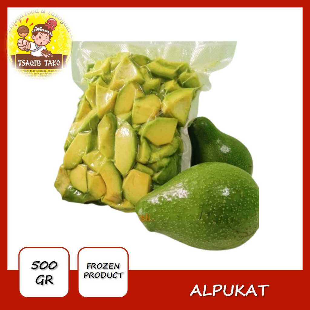 

ALPUKAT FROZEN GRADE A 500gr SUPER MENTEGA MATANG SEMPURNA