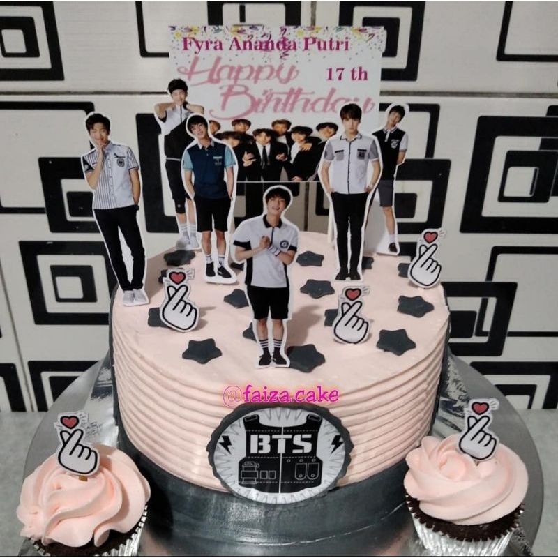 

cake ulang tahun BTS / cake ulang tahun army