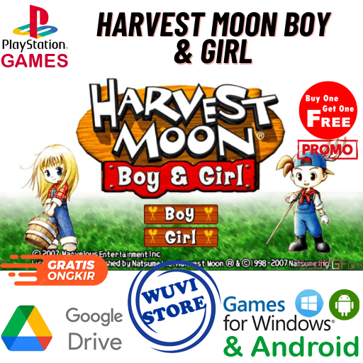 Game PC Harvest Moon: Boy & Girl PSP Emulator | Bisa Main di Android atau PC | Bonus Emulator