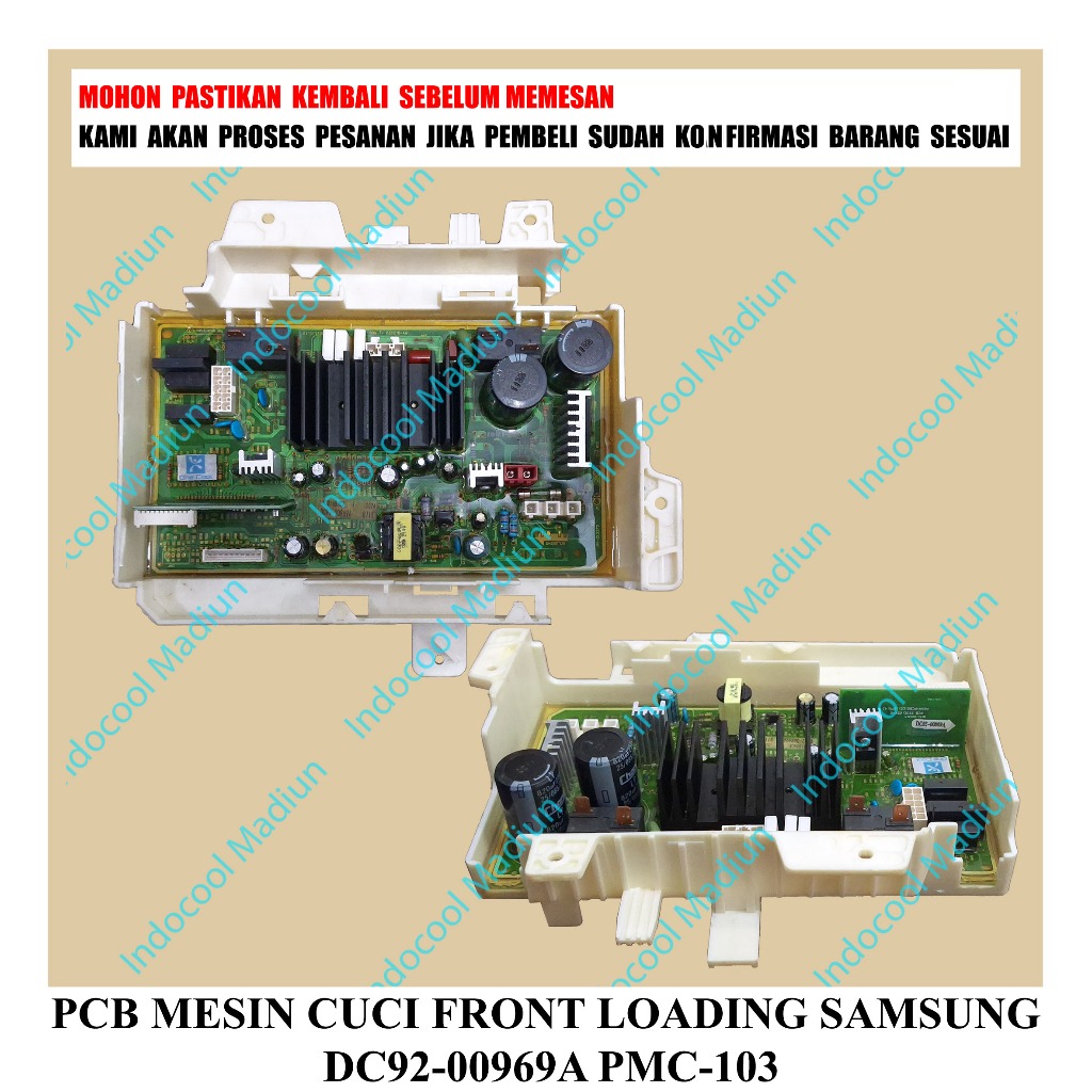 PMC-103 PANEL / MODUL MESIN CUCI / PCB MESIN CUCI FRONT LOADING SAMSUNG DC92-00969A