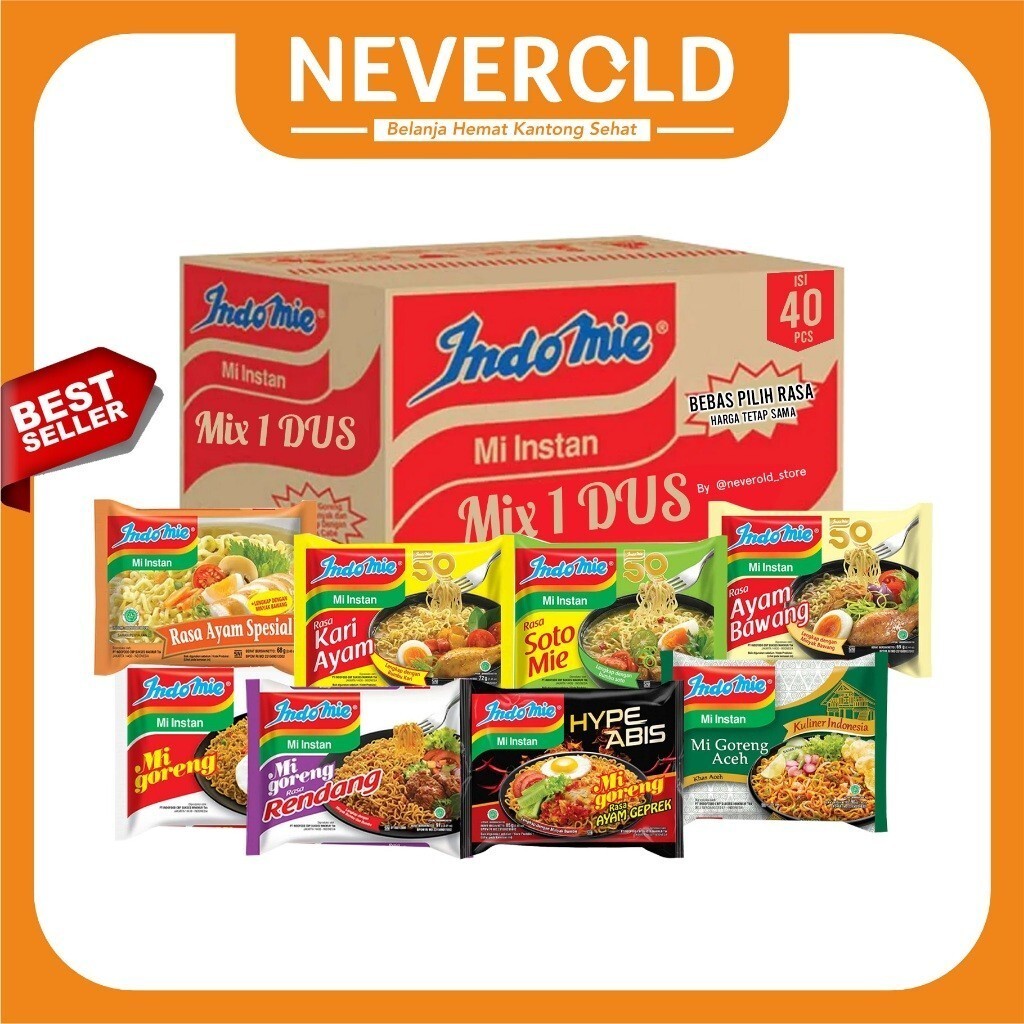 

INDOMIE 1 DUS ISI 40 BISA CAMPUR