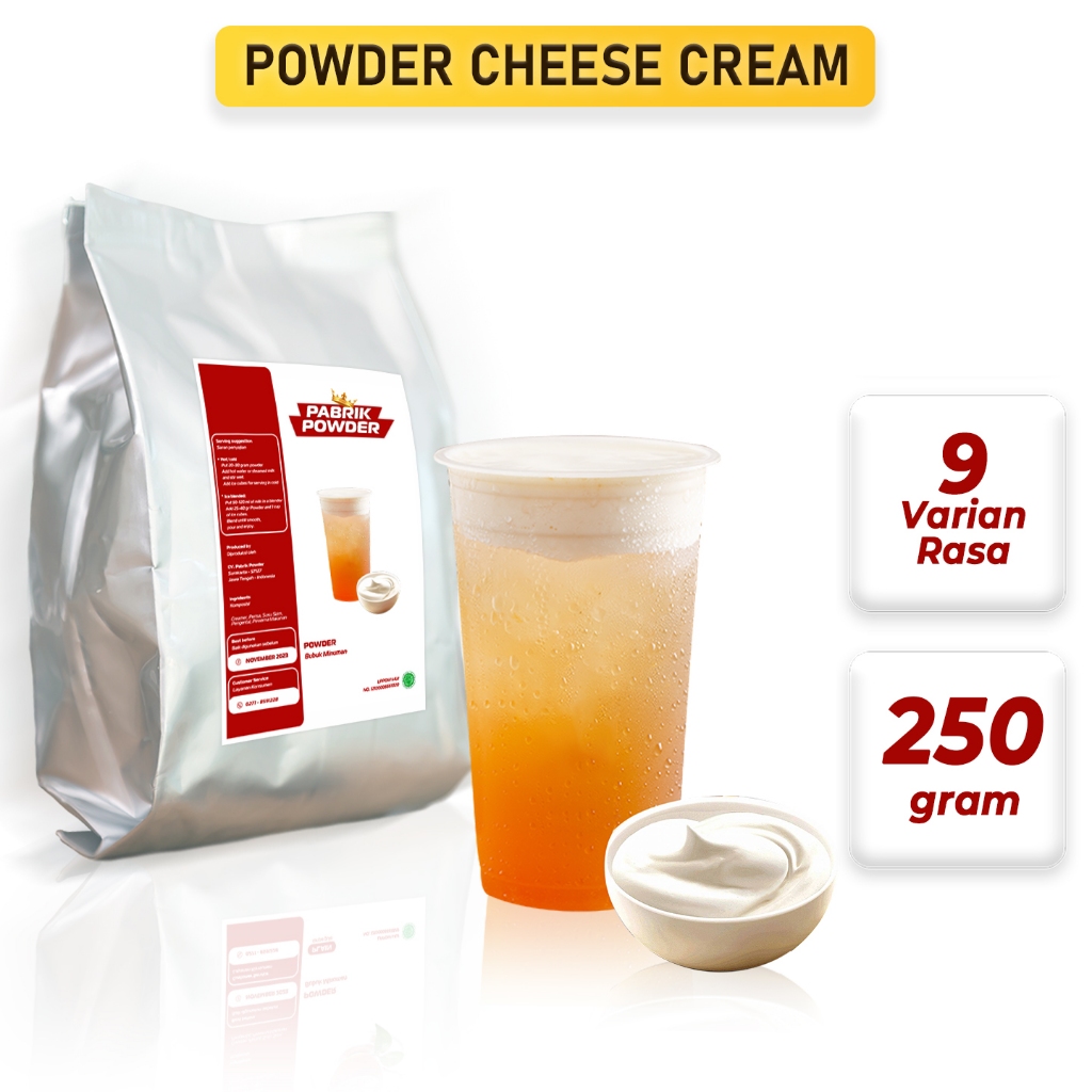 

Powder Cheese Cream Foam 250 gram