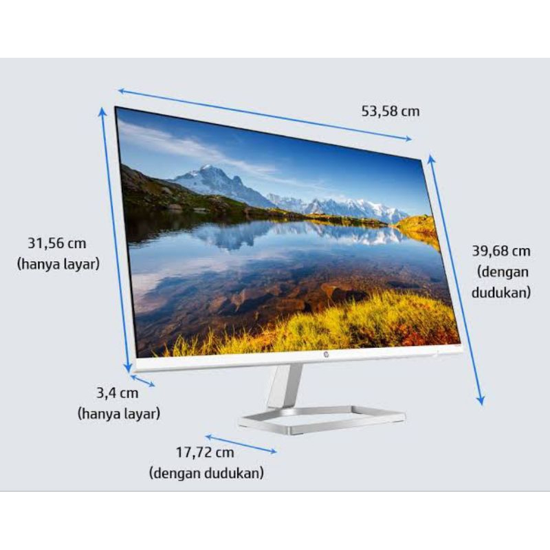 Monitor HP M24FWA 23.8 23,8 inch 24 FHD 75Hz Bezelles Free Sync Speaker