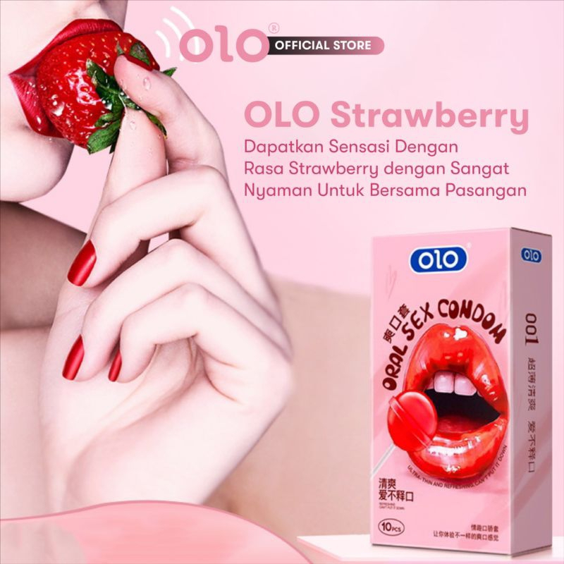 Kondom OLO - OLO Oral Sex Condom - Kondom Dewasa Oral Sex