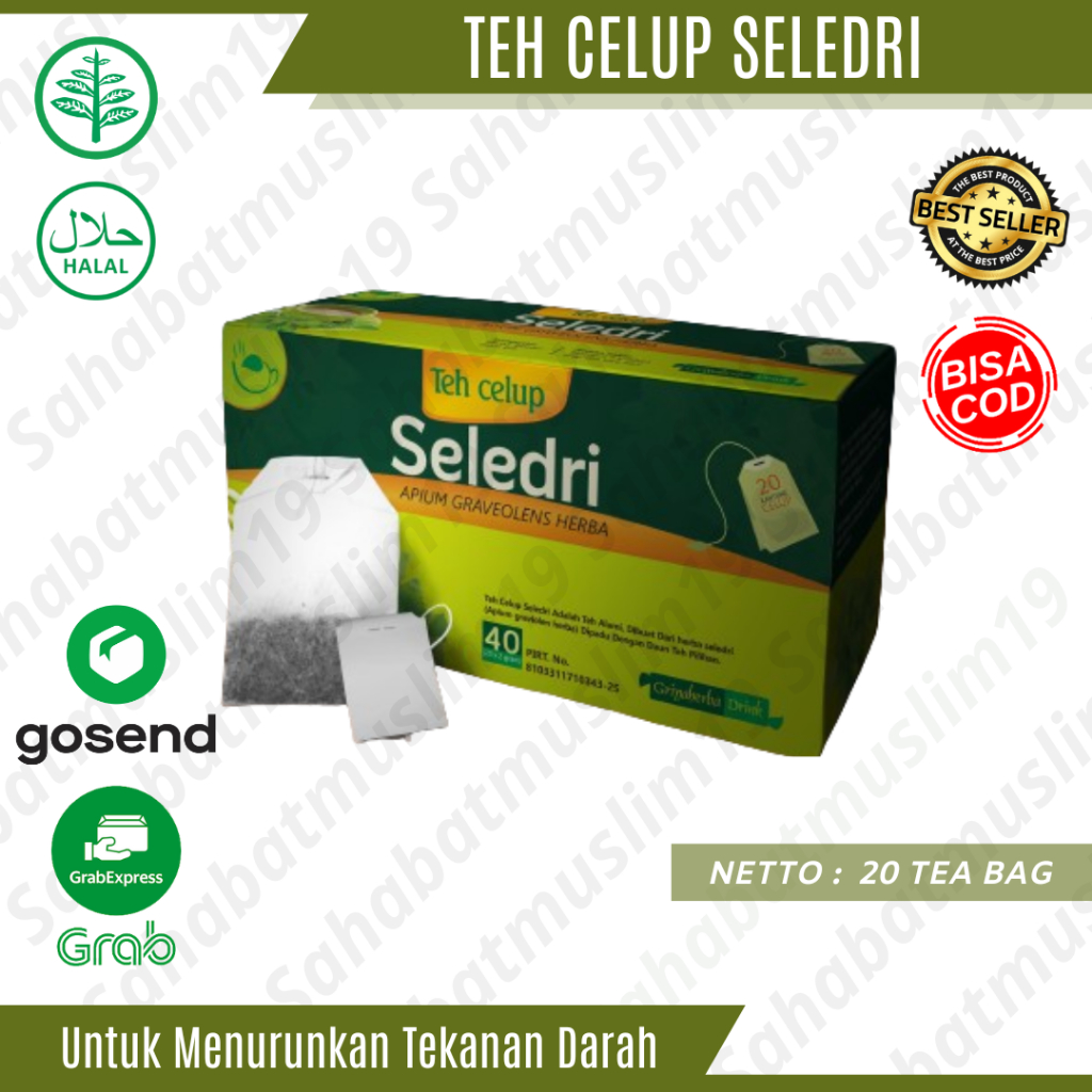 

Teh Celup Seledri Griya Herba Herbal Menurunkan Tekanan Darah Ampuh Original