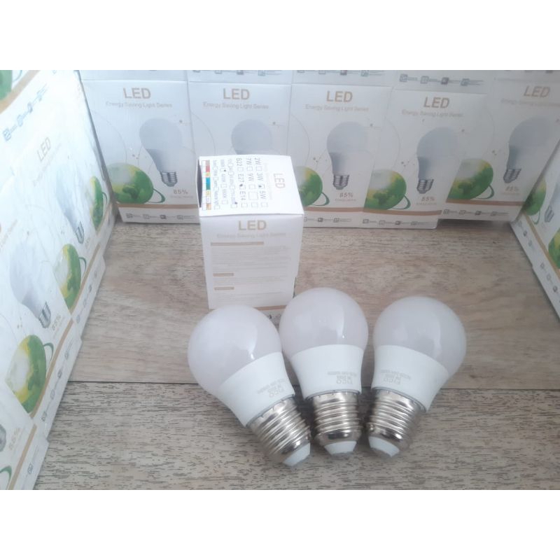LAMPU LED BOHLAM KUNING 3 Watt / Lampu Bulb