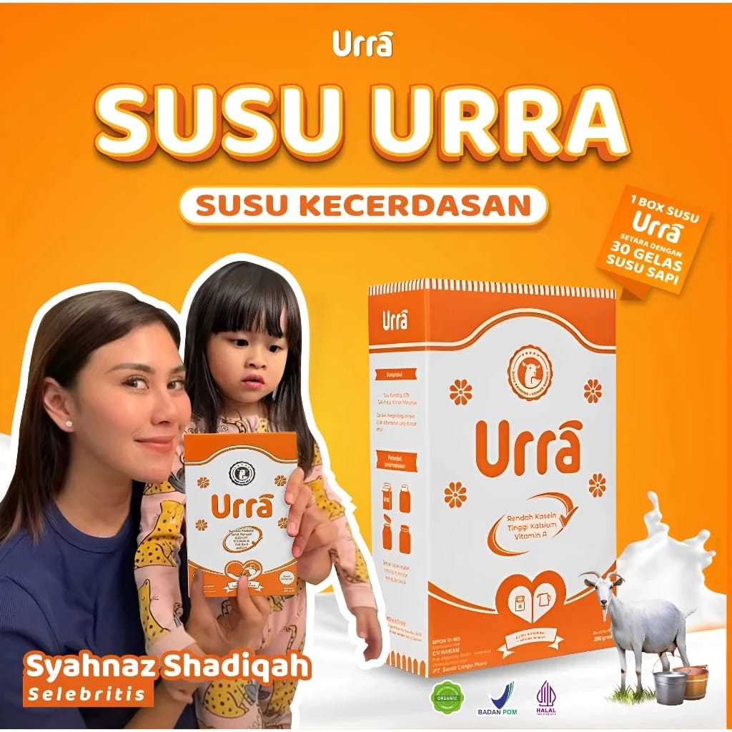 

PROMO KHUSUS HARI INI !!! SUSU URRA Original Susu Penambah Berat Badan Anak Susu Kambing Saneen
