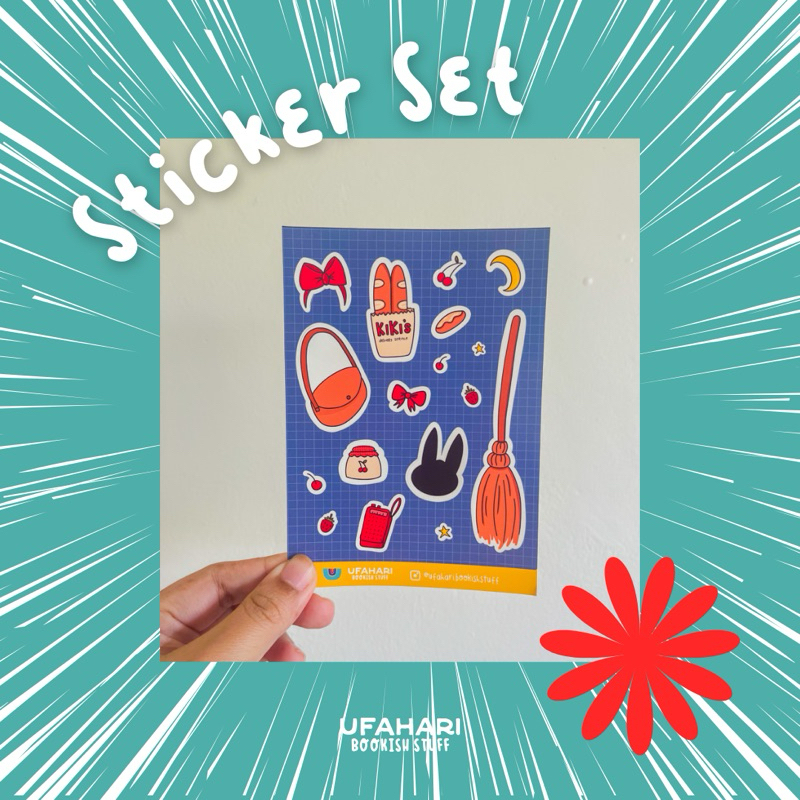 

[ Ufahari ] Sticker Set Ghib*i Kiki’s Delivery - Kiss Cut Waterproof