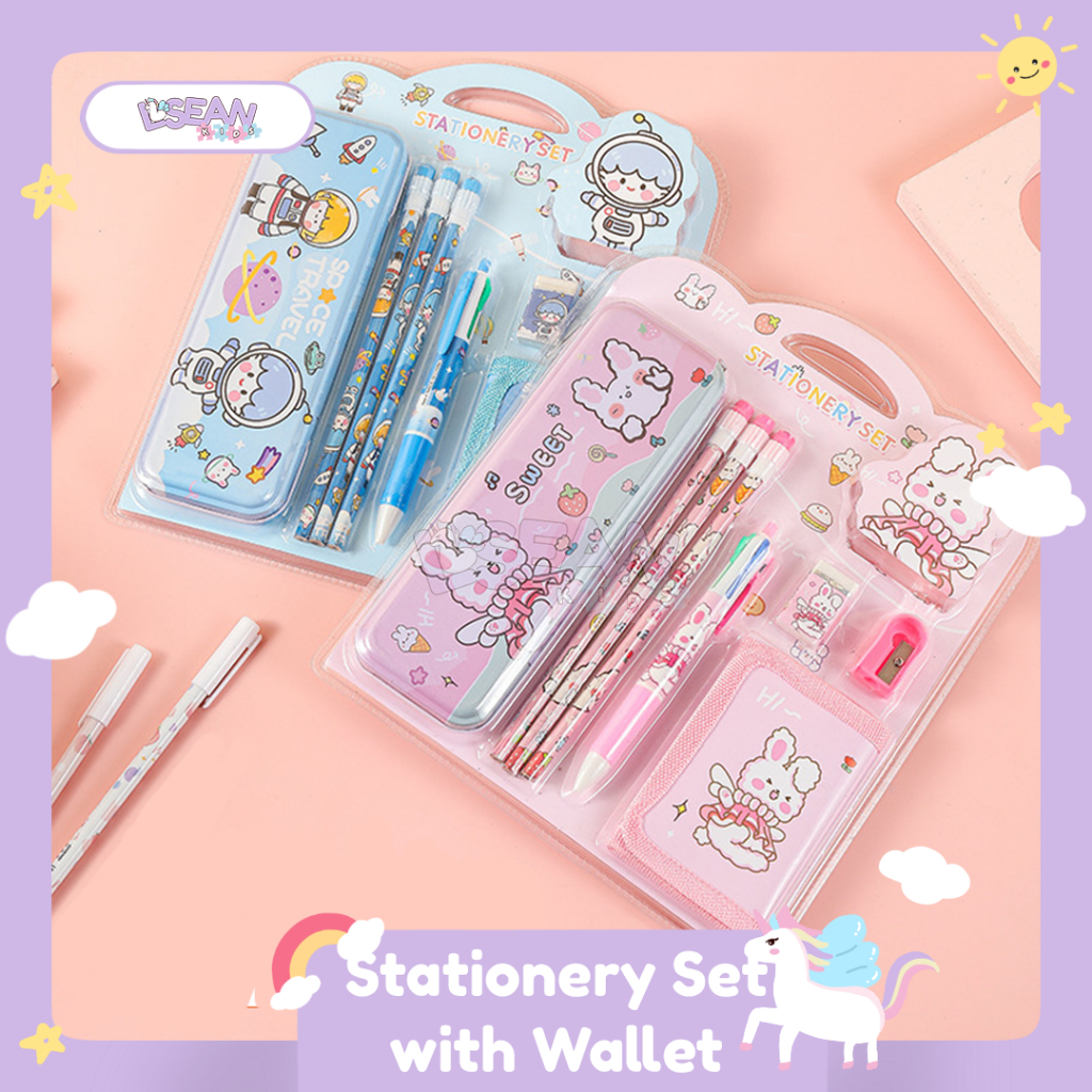 

SET ALAT TULIS ANAK SEKOLAH KARAKTER KARTUN LUCU 8 IN 1 PAKET GIFT BOX STATIONERY KOTAK PENSIL DOMPET PENSIL PENGHAPUS RAUTAN BOLPEN LENGKAP