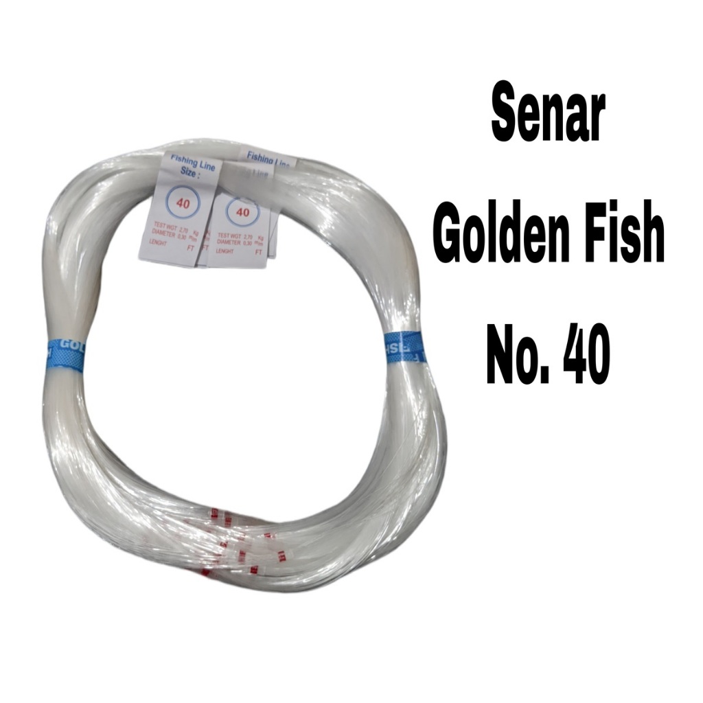 Senar Golden Fish No. 40 Senar Pancing Senar Bening