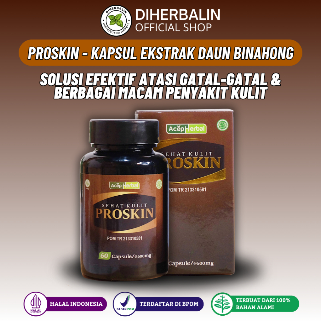 PROSKIN - Obat Gatal Kulit Jamur Panu Hapuran Kadas Kurap Eksim Kutu Air Psoriasis Alergi Gatel Sela
