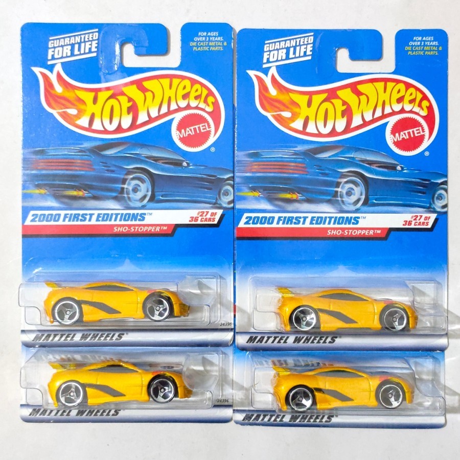 Hotwheels Hot Wheels Sho Stopper kuning 2000 First Editions rare