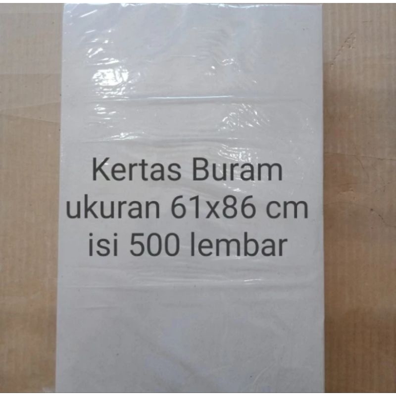 

(500 lbr) Kertas CD Buram Flip Chart Koran ukuran Plano 65x100 atau 61x86 cm