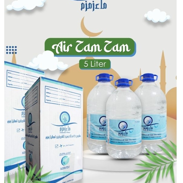 

AIR ZAMZAM 5 LITER / AIR ZAM ZAM ASLI / AIR ZAM ZAM PEKANBARU