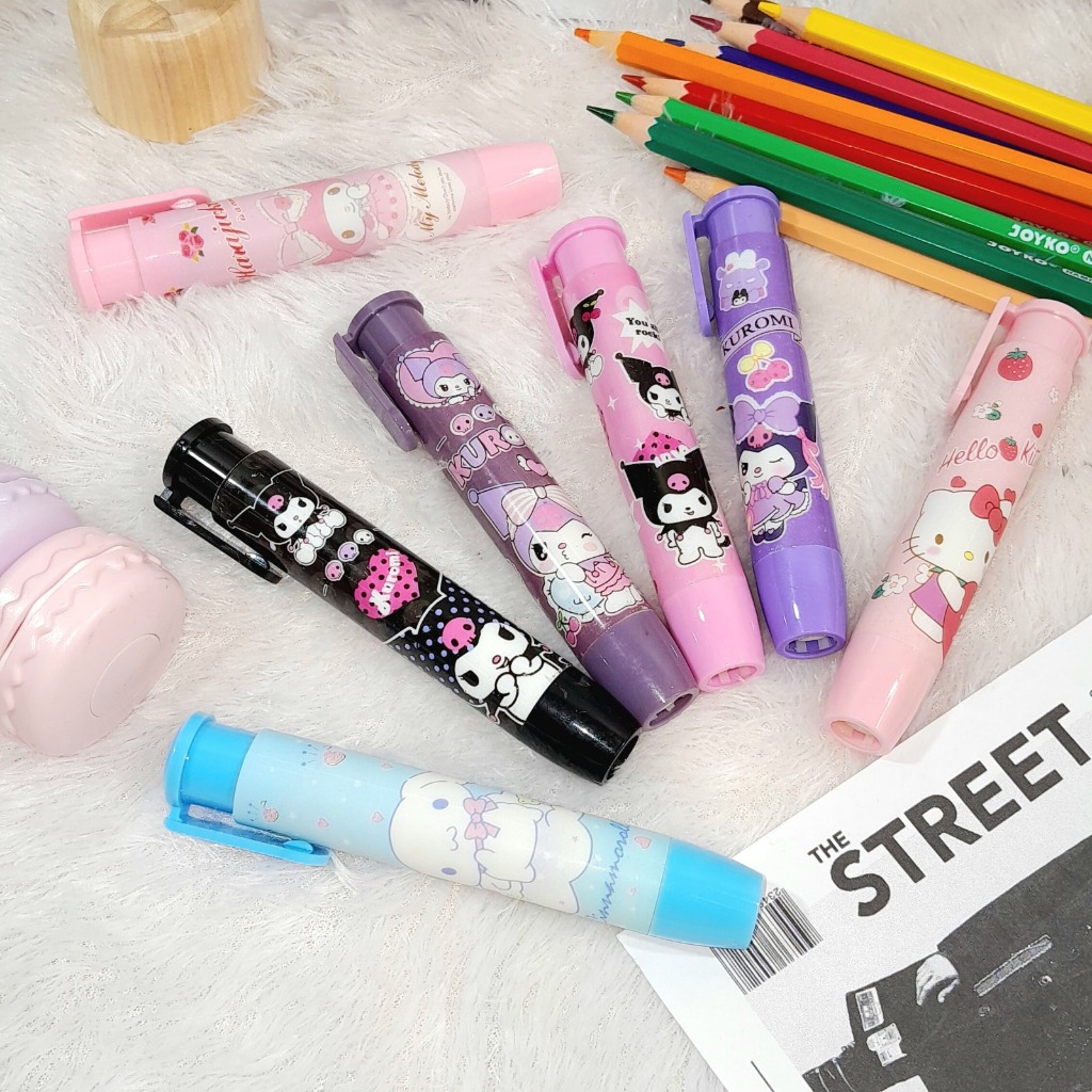 

Penghapus Cetek SANRIO Special Edition / Stip Cetek Sanrio Kuromi Cinnamoroll Melody Purin Harga MURAH Alat Tulis Sekolah Favori ANAK Kekinian Best Seller Bisa Grosir dan COD