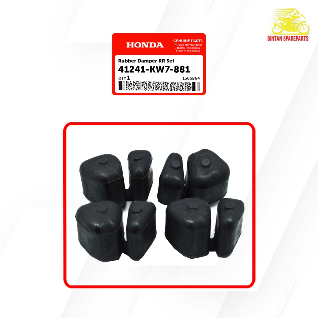Karet Damper Rubber Damper RR Set 41241 KW7 881