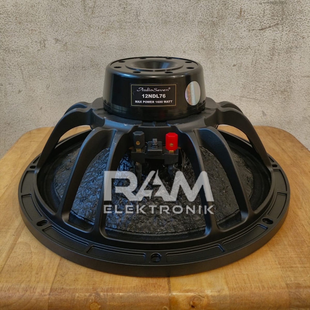 Komponen Speaker Neodymium 12 Inch Audio Seven 12NDL76 / 12 NDL 76 Original