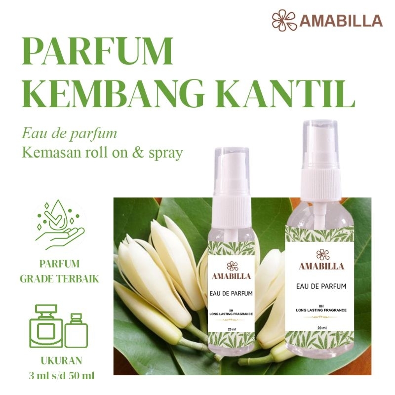 Parfum kembang kantil by AMABILLA - Eau De Perfume Ukuran 100ml