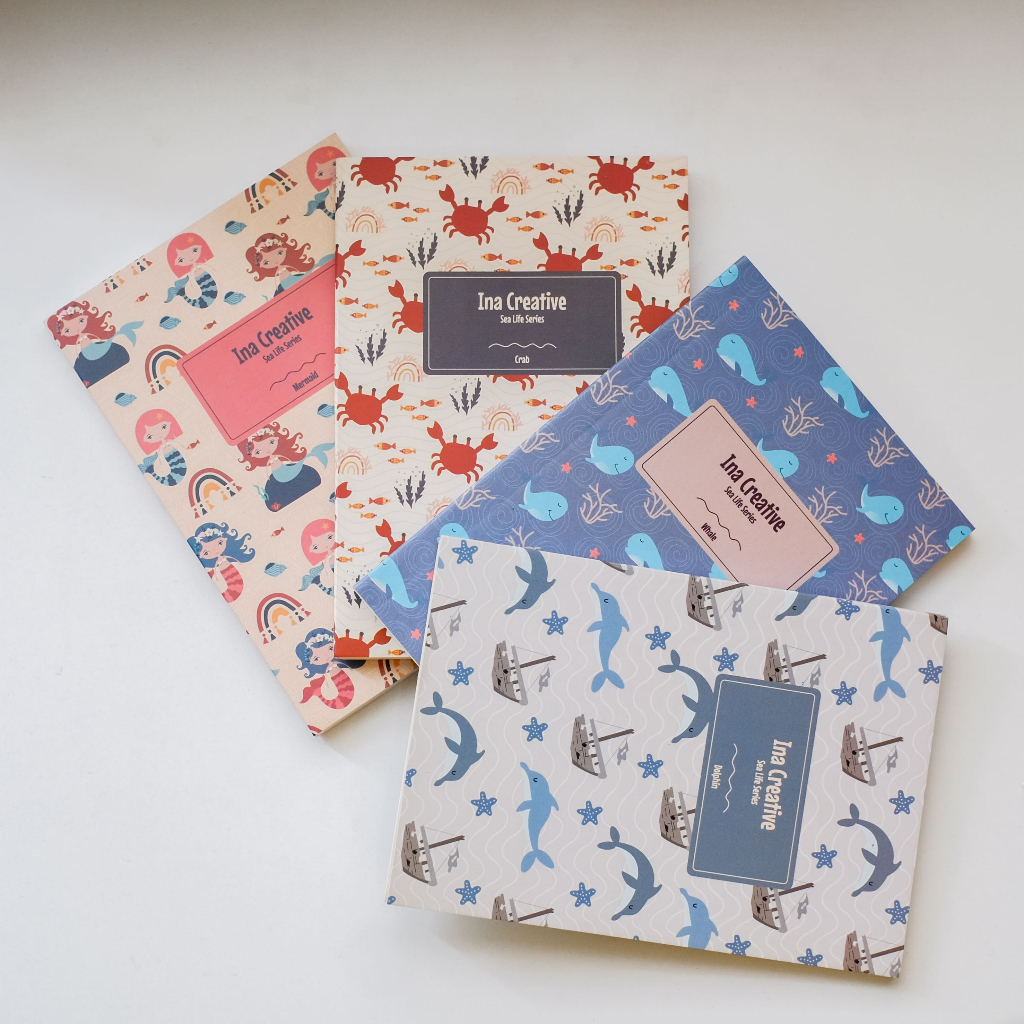 

Notebook Sealife A6 021-003 INA CREATIVE / Buku Catatan Kecil / Journal Book Mini