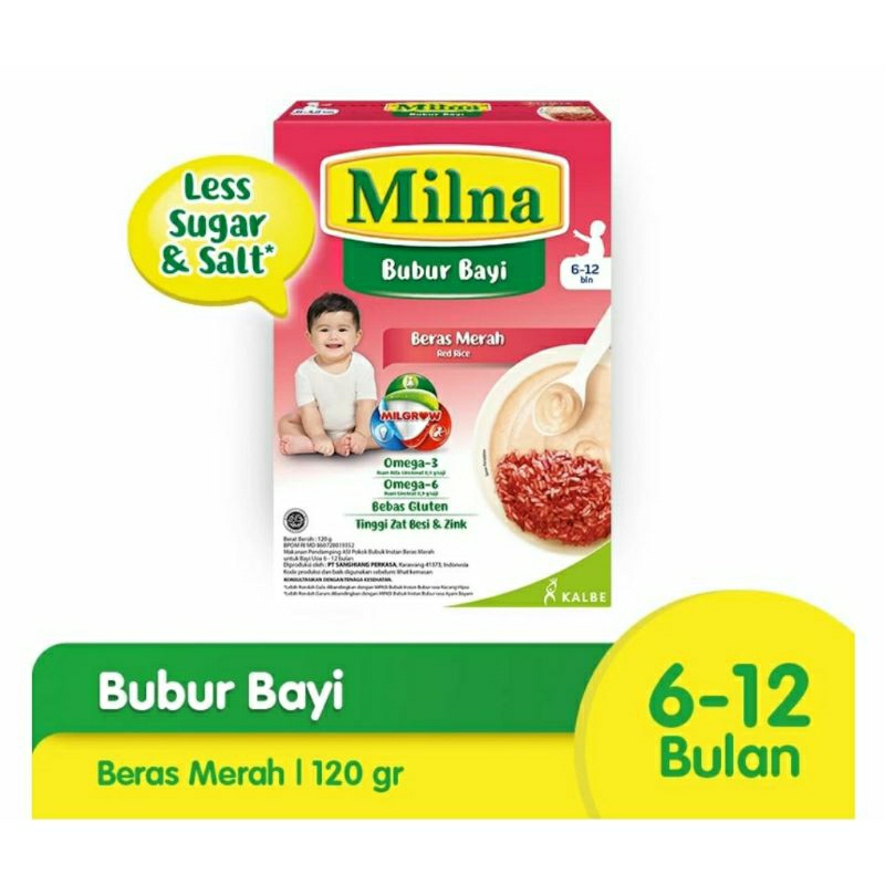 Milna Bubur Bayi Beras Merah
