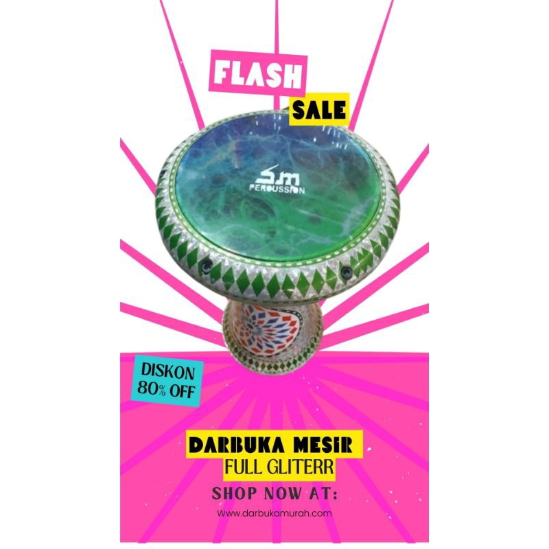 DARBUKA MURAH DARBUKA MOTIF MESIR FULL MOTIF