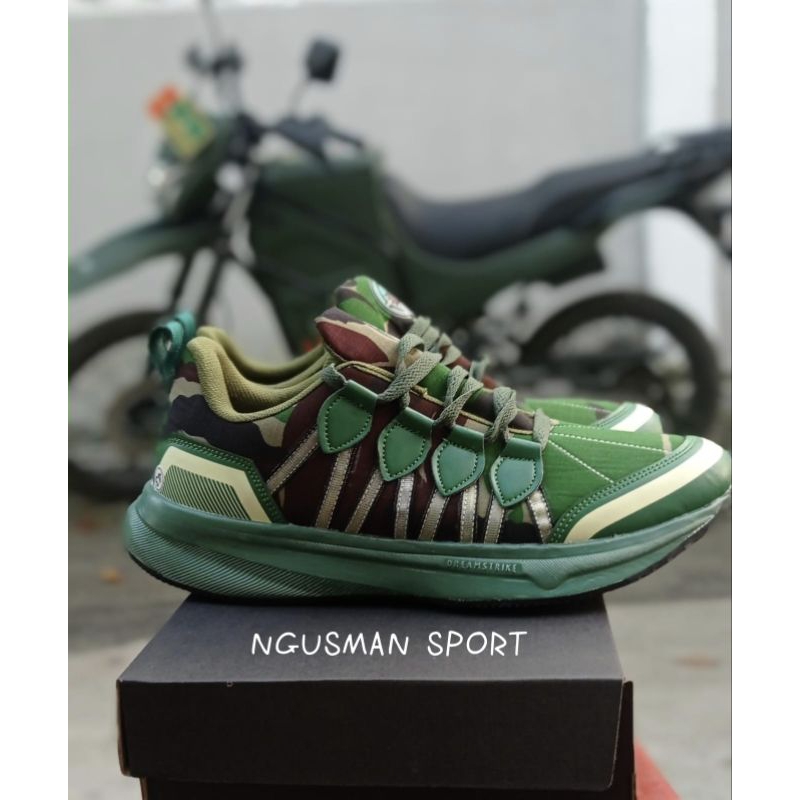 Sepatu Loreng TNI/Sepatu olahraga loreng premium/Sepatu Ranning Loreng