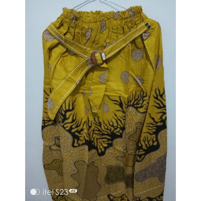 Rok Batik Panjang Jumbo Big size Payung pinggang karet Kondangan Syar'i Modern