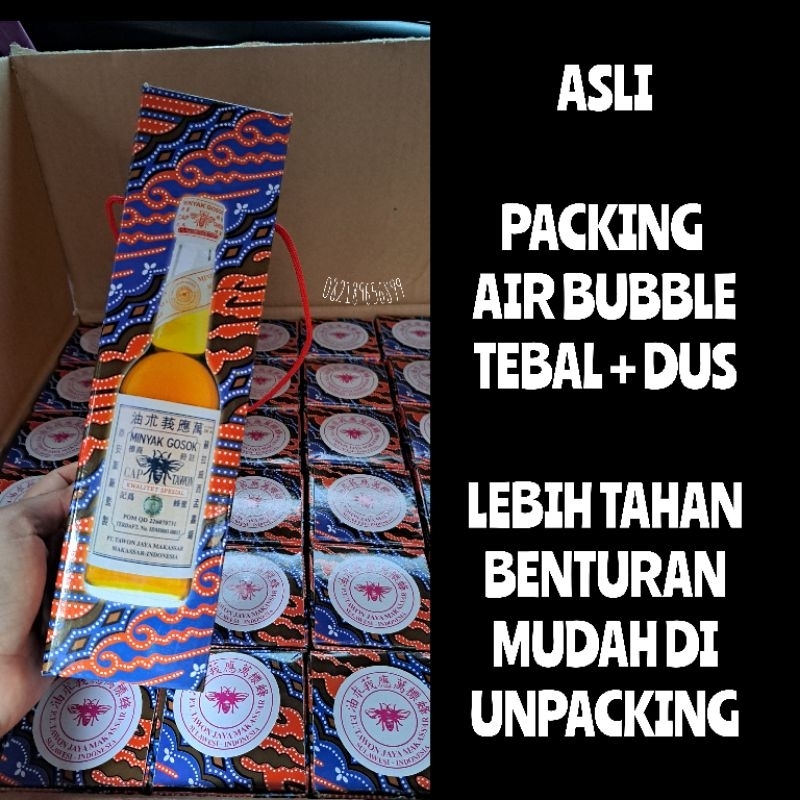 Cap Tawon Minyak Gosok Tawon Tutup PUTIH ASLI 330 ml