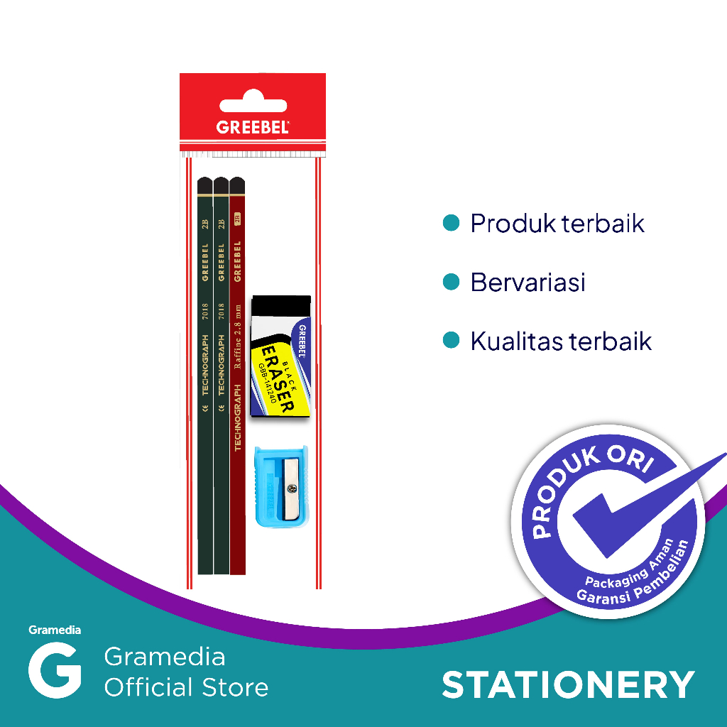 

Gramedia Makassar - GREEBEL STATIONERY 5 IN 1 CRD