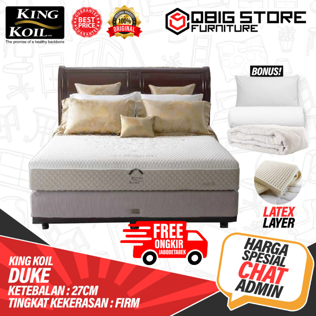Springbed King Koil Duke Kasur Spring bed matras