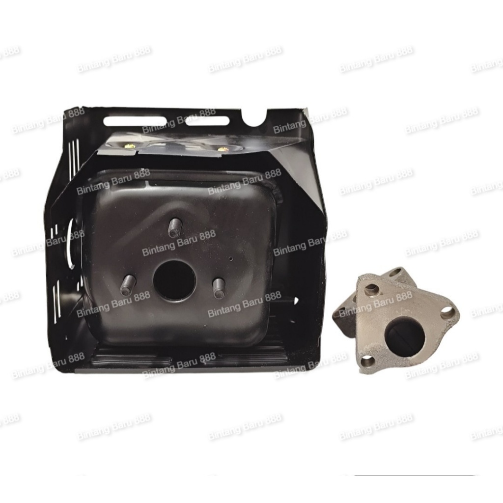 GX390 KNALPOT SILENCER ASSY KOMPLIT GX390  KENALPOT MESIN GASOLINE GX 390