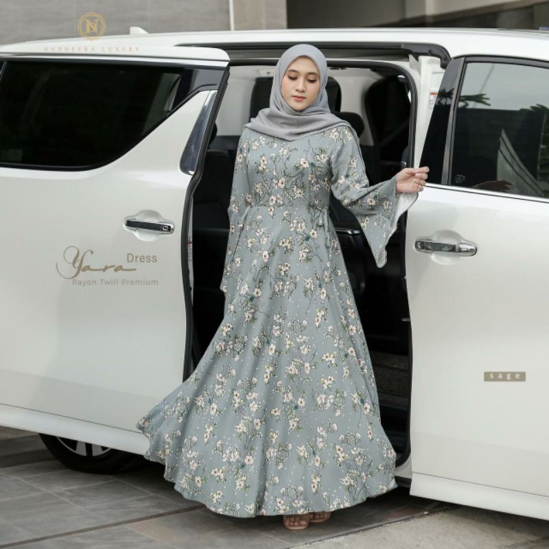 [COD]✅YARA DRESS ‼️by NADHEERA LUXURY NEW || DRESS ELEGAN || ALMIRA GALLERY✅