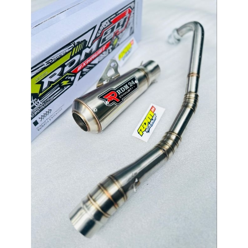 Knalpot kompetisi drag 130cc-200cc jupiter vega smash shogun supra bore up harian _ original RDM24 E