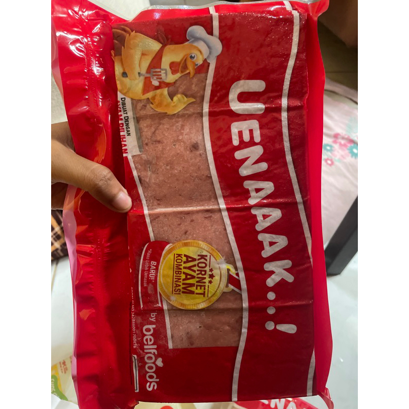 

belfoods uenak kornet ayam 450gr