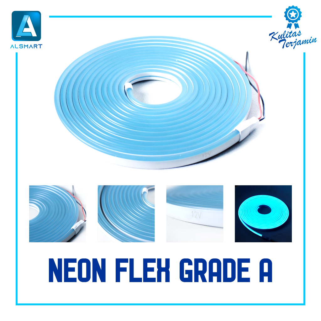 Lampu Neon Flex 12v 5 meter Led Selang Fleksibel 12v Outdoor ip65 Huruf custom