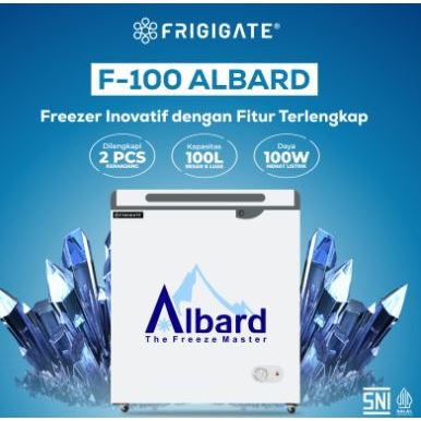 CHEST FREEZER BOX FRIGIGATE F-100 ALBARD 100 WATT 100 LITER