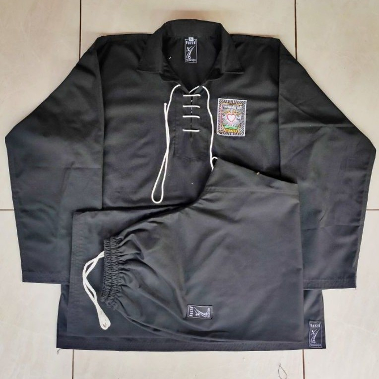 ☀️GALIONOTRENDY☀️ Sakral Seragam PSHT Siswa  Baju Celana Pencak Silat PSHT black jet ori