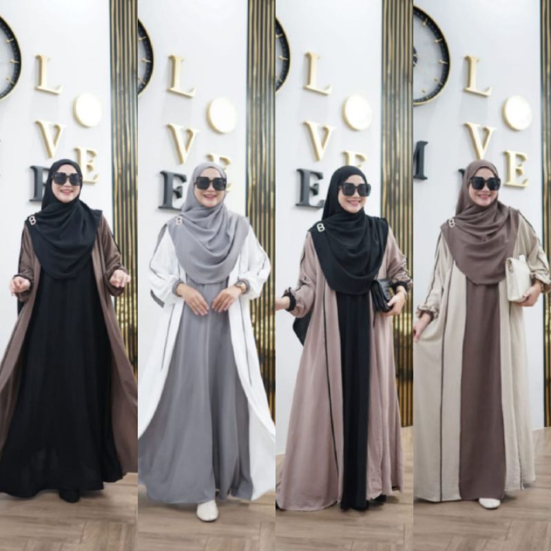 HALWA ABAYA SET HIJAB